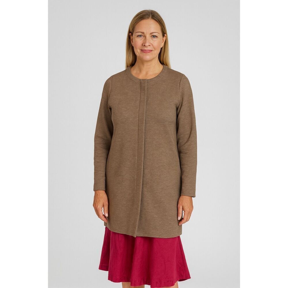 J.Jill Pure Jill taupe snap front jacket size xs
